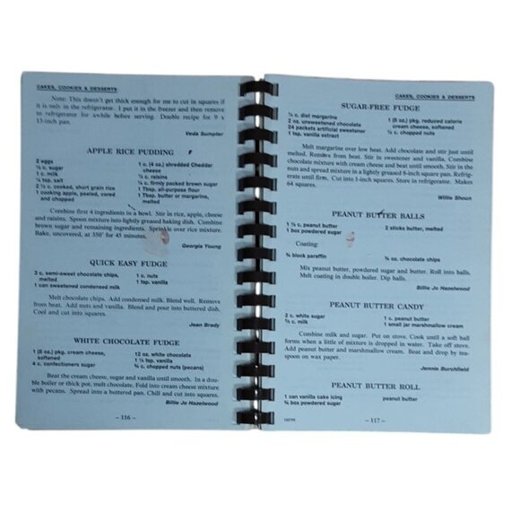 Generations Recipes Community Cookbook Tabernacle Ladies Church Potluck Spiral B - Picture 6 of 6